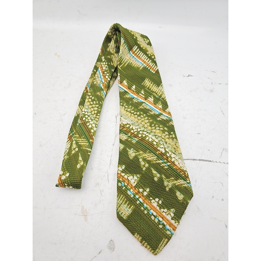 Vintage John Frederics Abstract Pattern Tie